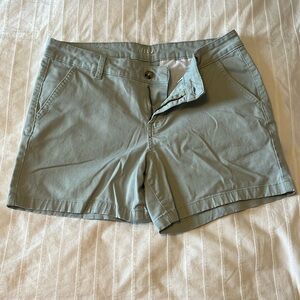 Light green a.n.a twill shorts